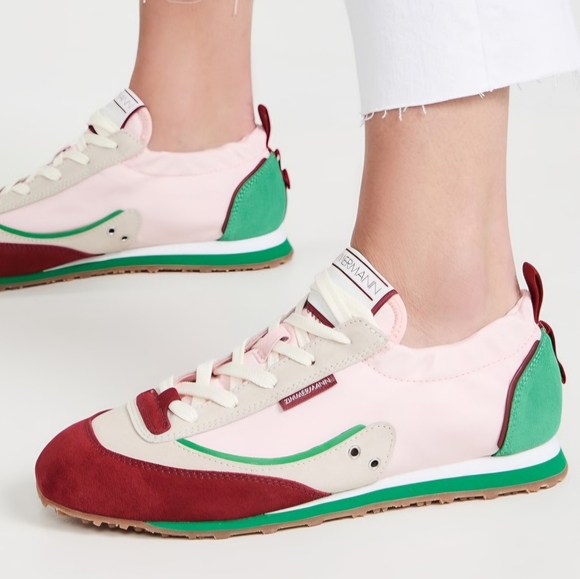 Zimmerman Pink Green Sneakers NWT Sz EU 40 US 10 - Picture 6 of 9